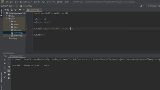 Bar graph using matplotlib library смотреть онлайн