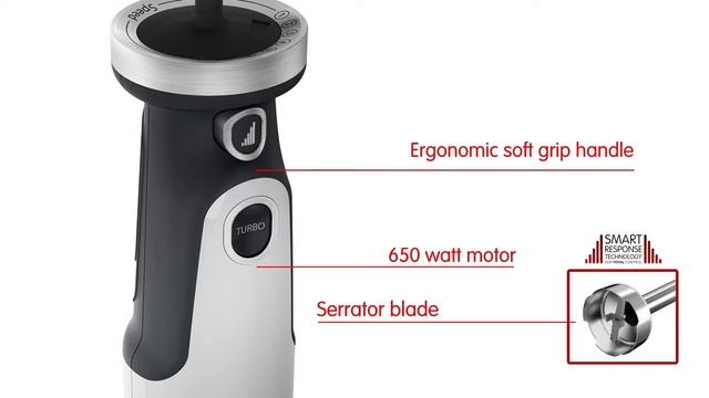 MORPHY RICHARDS TOTAL CONTROL Stabmixer weiss (650 Watt) смотреть онлайн