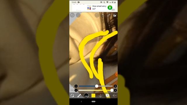 как нарисовать волосы в приложении IbisPaintX