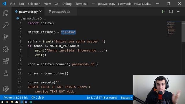 Criando um Gerenciador de Senhas com Python смотреть онлайн