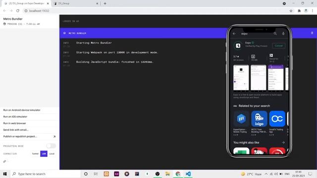 How to run React Native project on your android device in just 2 minutes Using Expo 2022 смотреть онлайн