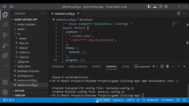 #3 Build Game Listing app with React js Tailwind CSS, Vite : Install Tailwind css in React смотреть онлайн
