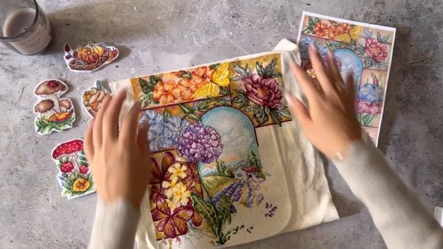 Вышивальные итоги Сентября? 2023/ Отличные результаты/ Вышивка крестом смотреть онлайн