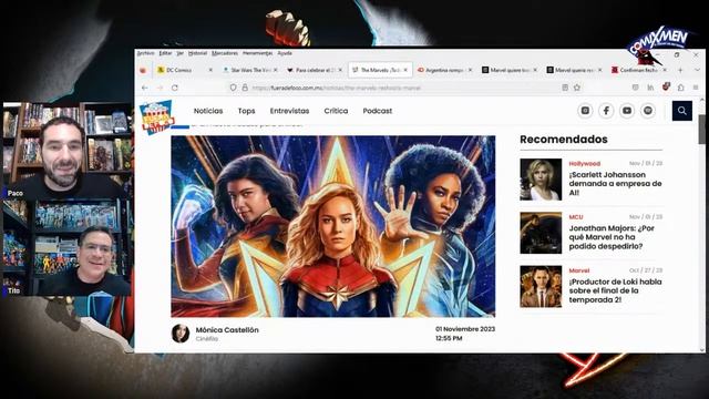 Noche de Hablar de Cómics, Mangas, Películas, Series ¡y Más! смотреть онлайн