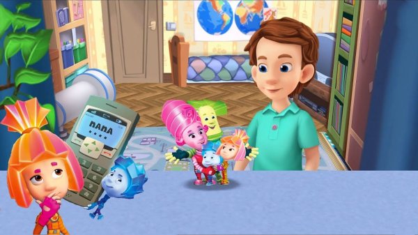 Kids'Corner / Детский уголок. Фиксики - Сотовый Телефон. Познавательное Видео для Детей