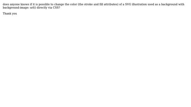 Wordpress: Change with CSS the color of an svg background image set with "background-image: url()" смотреть онлайн