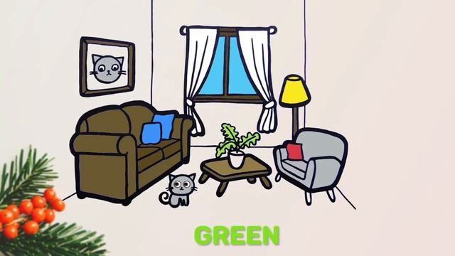 Как раскрасить и нарисовать гостиную для детей, малышей | Учиться рисовать смотреть онлайн