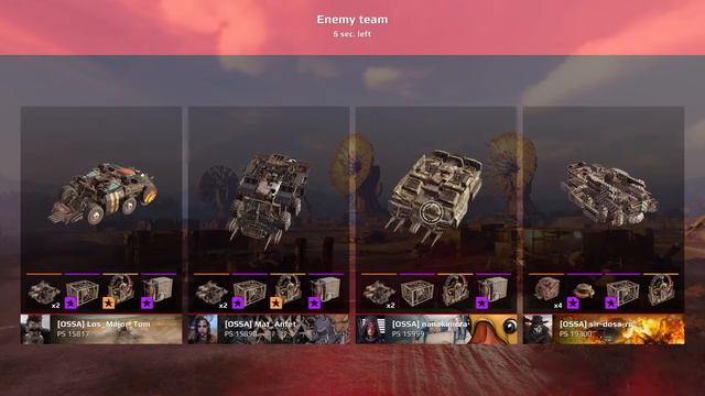 FI vs OSSA Clan battles Crossout смотреть онлайн