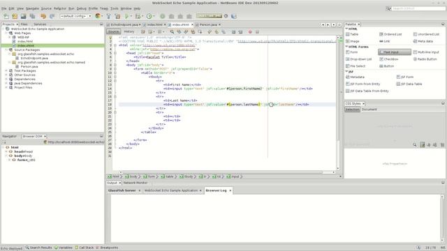 Java EE 7 / HTML 5 / Websocket Development With NetBeans смотреть онлайн