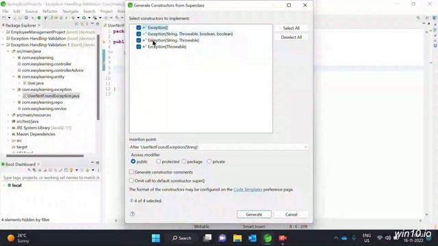 Spring Boot Data Validation//Spring Boot Exception Handling//part 14.2 Easy Learning Channel смотреть онлайн