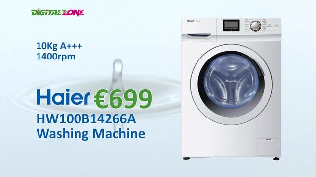Haier HW100-B14266A Washing Machine A+++ 1400rpm - DigitalZone Qormi смотреть онлайн