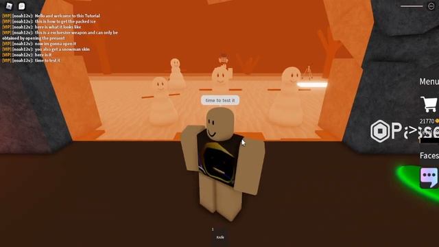 (Old way) How to get the Packed ice in Infectious Smile | Roblox Quick Tutorial смотреть онлайн