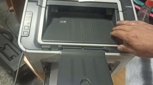 HP LaserJet p1505 test page