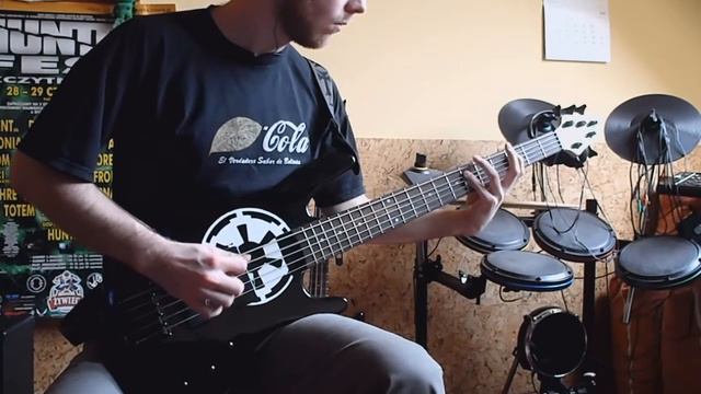 Godsmack - Serenity - bass cover смотреть онлайн