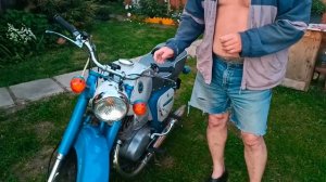 Запуск мотоцикла Иж с декомпрессором!!!