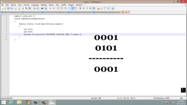 Java Tutorials-Java Operators (Bitwise Logical Operators) смотреть онлайн