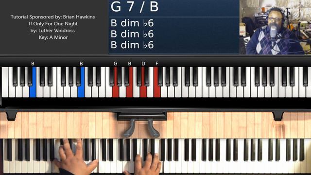 If Only For One Night (by Luther Vandross) - Piano Tutorial смотреть онлайн