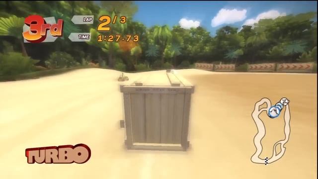 Madagascar Kartz (PS3) 100cc Race: Shark Beach