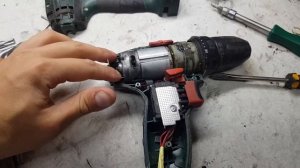 РЕМОНТ metabo шуруповерта Замена Двигателя