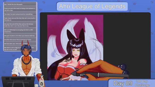 【Fan Art】Ahri League of Legends【 赤鬼ギリ】 смотреть онлайн