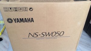 Сабвуфер Yamaha NS SW050 Black.  Распаковка Все