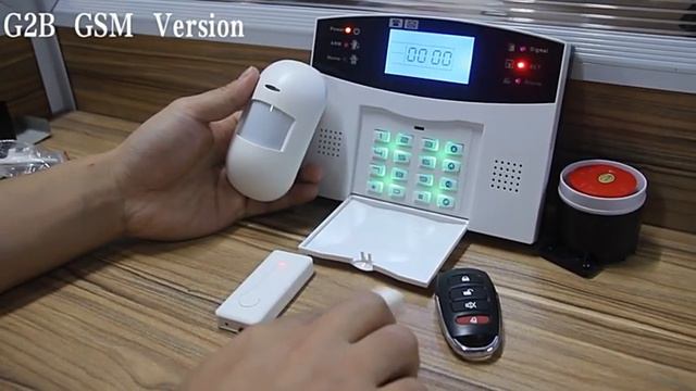 프로모션 제품 앱 유선 무선 홈 보안 와이파이 PSTN GSM 경보 시스템 인터콤, 원격 제어 자동 다이얼 사이렌 센서 키트 смотреть онлайн