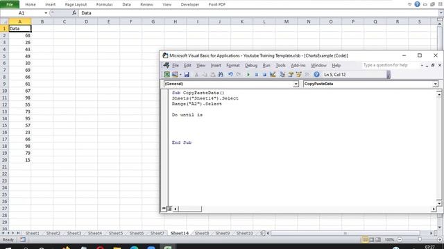 VBA Tutorial Step by Step Topic Copy and Paste Data by Activecell cell reference смотреть онлайн