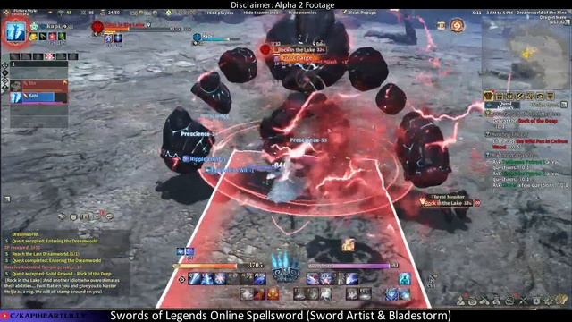 Swords of Legends Online - Spellsword Gameplay (Bladestorm & Sword Artist) смотреть онлайн