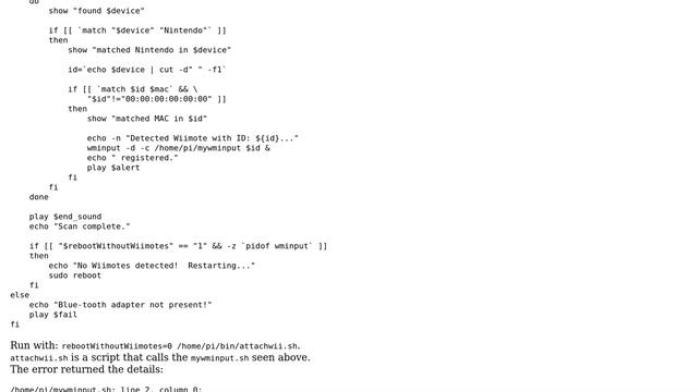 Raspberry Pi: RetroPie Wiimote throws Syntax error: unexpected ID? смотреть онлайн