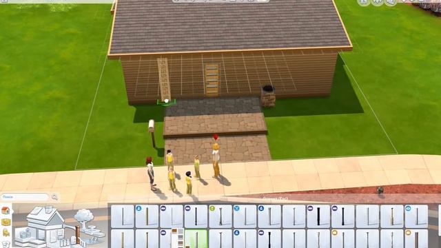 The Sims 4 - Challenge - 7 пятниц на неделе - Дом для Астрид Кэролл. смотреть онлайн