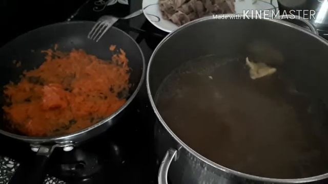 Супчик с клецками Быстро...Вкусно ..мммм ..09.04.2018.