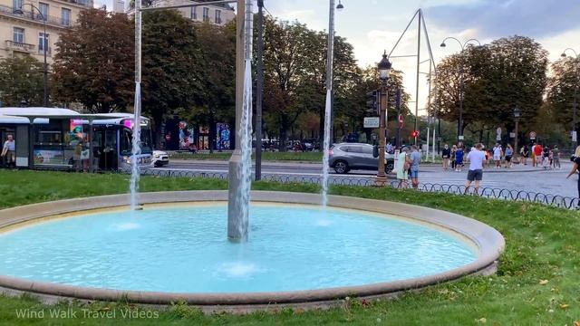 Witness Paris in 4K - Champs-Élysées Shopping Street During a Sudden Rainfall! - A Walking Tour смотреть онлайн