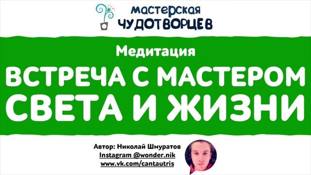 МЕДИТАЦИЯ "ВСТРЕЧА С МАСТЕРОМ СВЕТА И ЖИЗНИ" Николая Шмуратова смотреть онлайн
