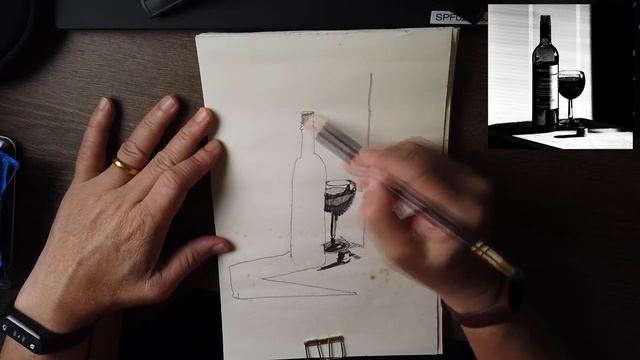Value Sketch | Thinking in Value while Sketching (2 min) смотреть онлайн