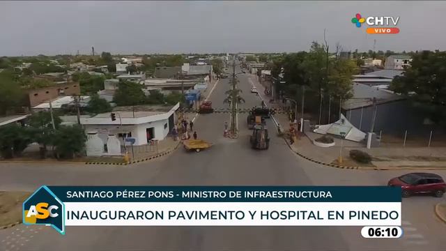 GOBIERNO INAUGURÓ OBRAS EN GENERAL PINEDO смотреть онлайн