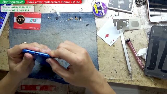 Back cover replacement Honor 10 lite done in 3 minutes смотреть онлайн