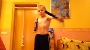 Тренировка нунчаку.Оружие ниндзя нунчаку.