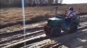 Самодельный детский автомобиль