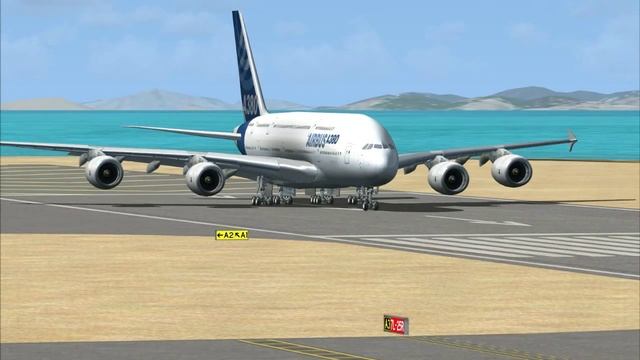 Microsoft flight simulator™-A380 perfect landing/take-off смотреть онлайн