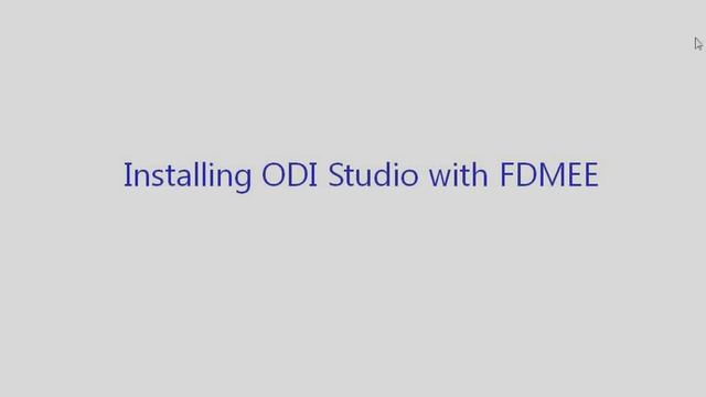ODI Studio Installation and Configuration in Oracle EPM Server Part I смотреть онлайн