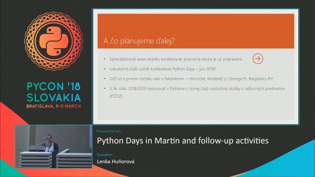 Lenka Huňorová - Konferencia Python Days v Martine a následné aktivity смотреть онлайн