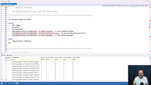New JSON Functions - SQL Server 2022 - What's New смотреть онлайн