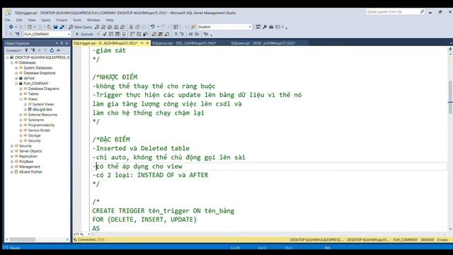 Trigger in SQL (Simple) смотреть онлайн