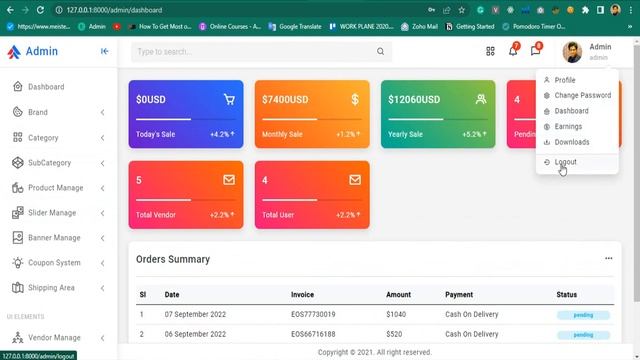 Laravel 9 - Complete Multi Vendor Ecommerce Project | Laravel 9 Project Overview смотреть онлайн