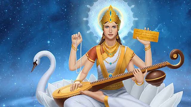 Прекрасная Богиня Мудрости Сарасвати