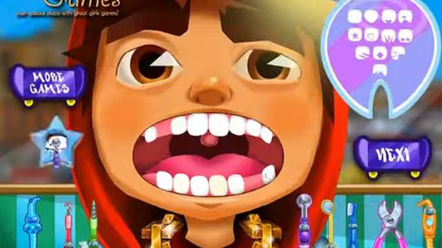 Флеш игры!Лечим зубки! смотреть онлайн