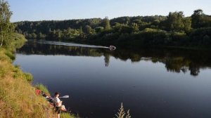 Сплав по р. Луга от п. Толмачёво до д. Большой Сабск на байдарках. 2019 год.