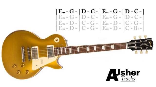 Ballad Rock in key of E minor | Guitar Backing Track смотреть онлайн