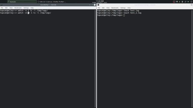 watch | Linux | Command Line смотреть онлайн