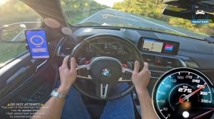 BMW X3M максимальная скорость, автобан POV